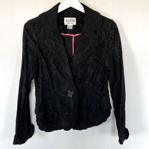 An Ren Vintage Embroidered Corduroy Jacket